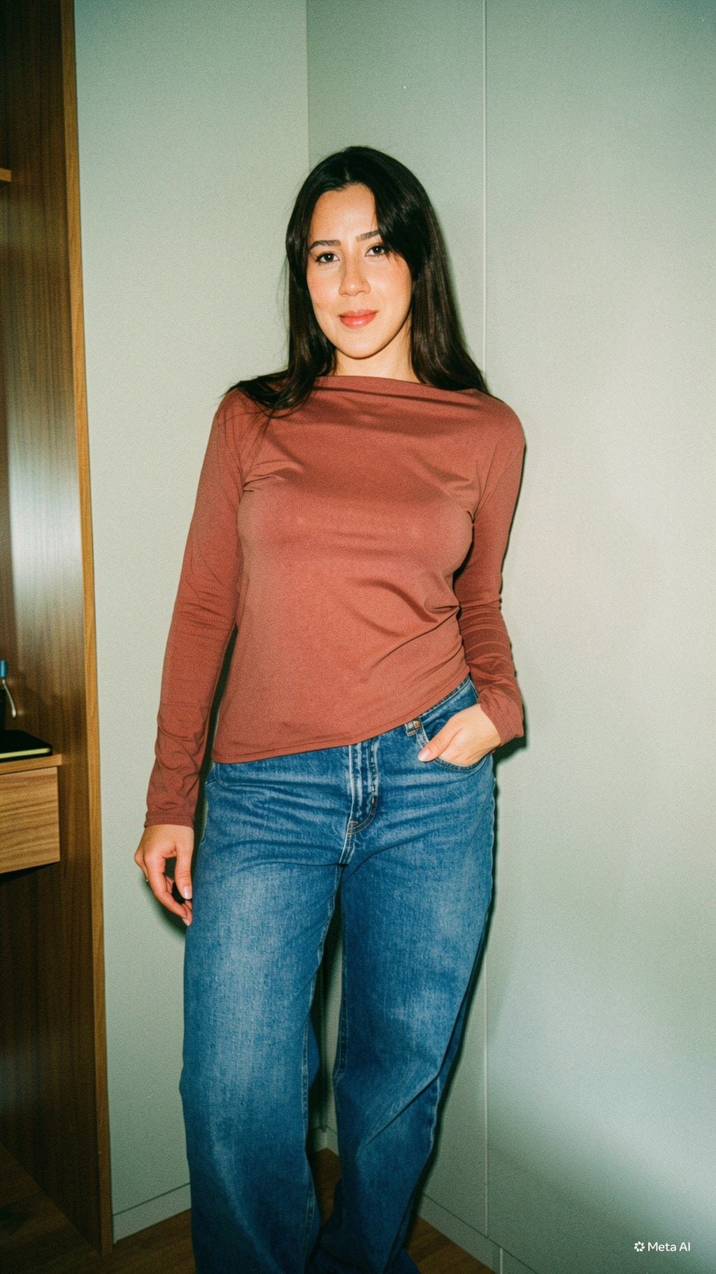 Blusa Times Square - Marrom