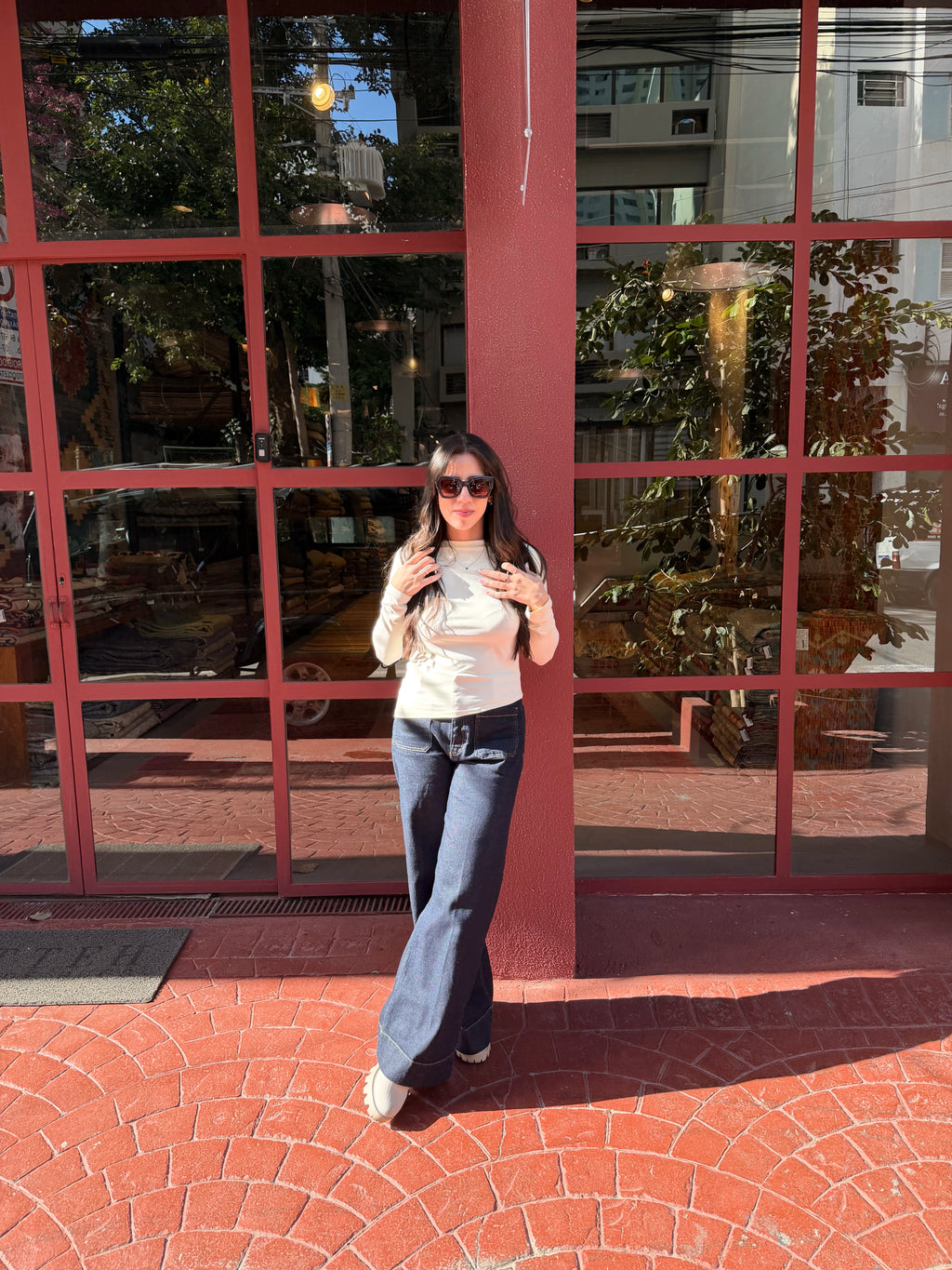 Blusa Times Square - Off White